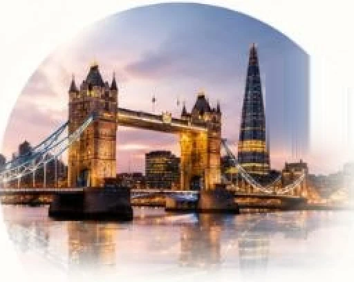 Tower Bridge and the Shard at dusk